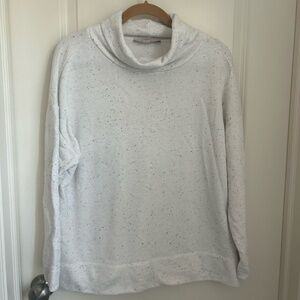 LOFT Speckled Turtleneck Sweatshirt/Sweater
